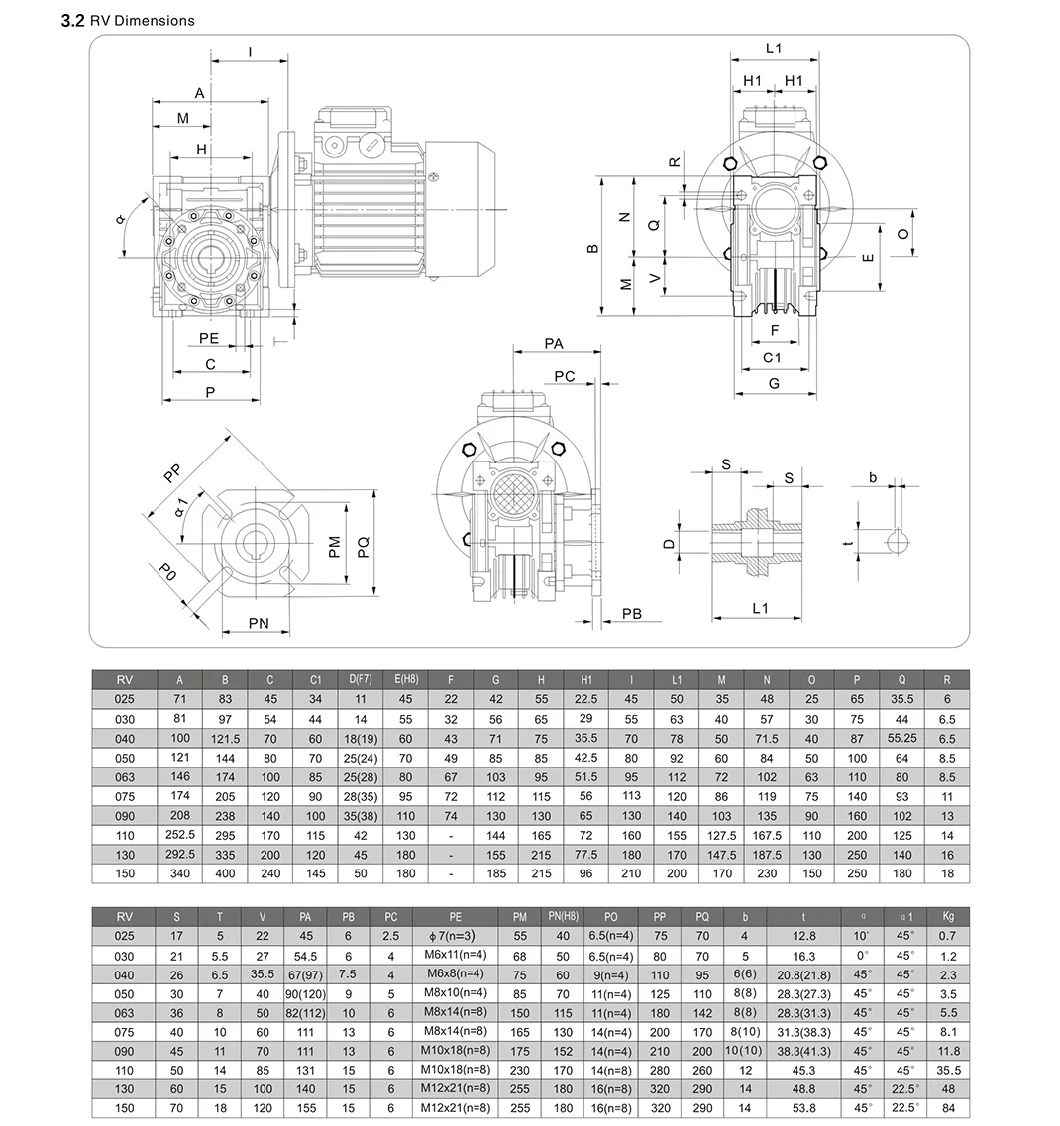 Manufacturer Price Reducer Worm Drive Gearbox for Electric Cars Motorcycle